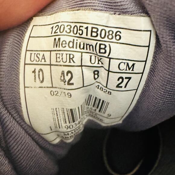 Brooks Shoes Womens 10 Gray Purple Mesh Ghost 12 Road Running Athletic Sneakers - Picture 11 of 12